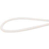 Spanner mit Edelstahlhaken 25cm elastisch weiß