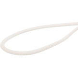 Spanner mit Edelstahlhaken 45cm elastisch weiß