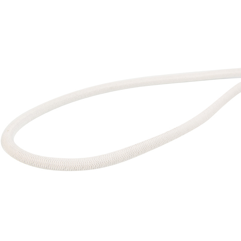 Spanner mit Edelstahlhaken 45cm elastisch weiß