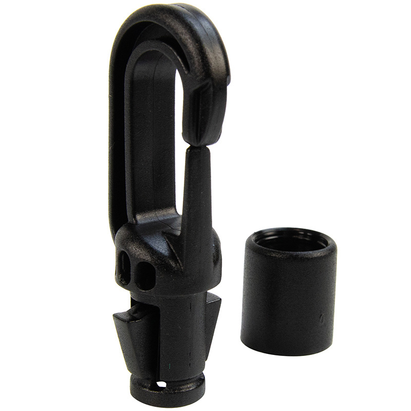 Musketenhaken aus Kunststoff 6mm 10 Stück