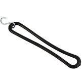 Gummiband mit S-Haken 20cm elastisch schwarz