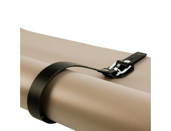 PVC-Angelband + D-Ring verzinkt 50cm schwarz