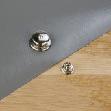 Loxx Edelstahl Leinwand Teil Kopf 316 Druckknopf