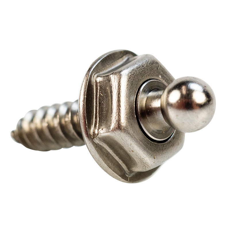 Loxx Edelstahl schraubbarer 12mm Druckknopf 316