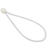 Elastischer Spanner weiß 6mm 25cm mit Ball