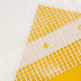 6x12m Transparente gitterverstärkt Plane 250gr