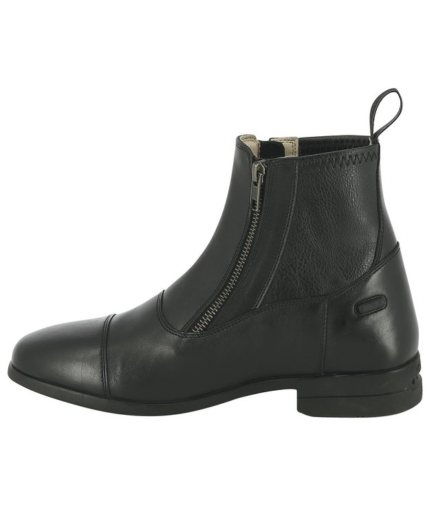 EQUITHÈME DOUBLE ZIP JODHPUR BOOTS - Black