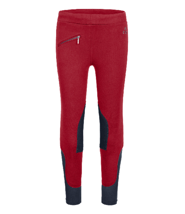 MACKEY 'EMMI' KIDS RIDING LEGGINGS - Chilli Red