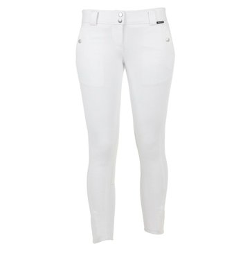 Horka HORKA 'HIPSTER' LOW WAIST SOFT SEATSEAM LADIES RIDING BREECHES White