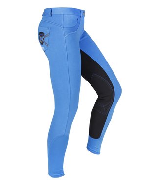 Horka HORKA 'CENTURY ELASTA' JUNIOR BREECHES Fabric Patch  UK16 BLUE