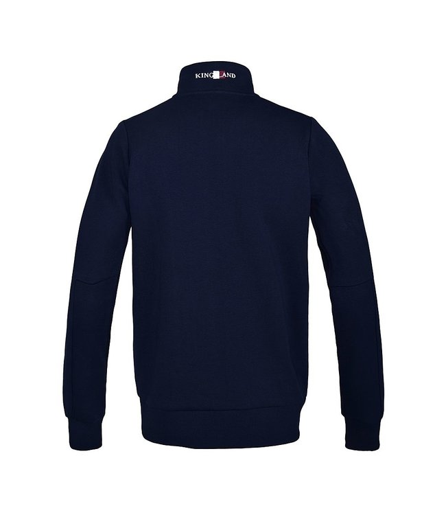 KL 'JEONG' FLEECE JACKET - Navy