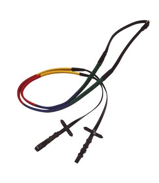 Norton NORTON CLUB TRAINING REINS RUBBER COVERED - Black