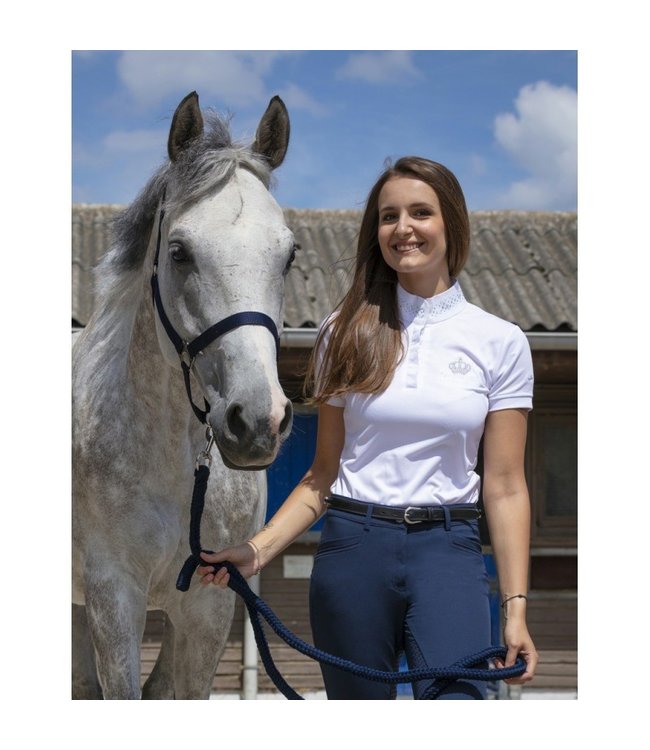 EQUITHEME 'CROWN' SS GIRLS POLO