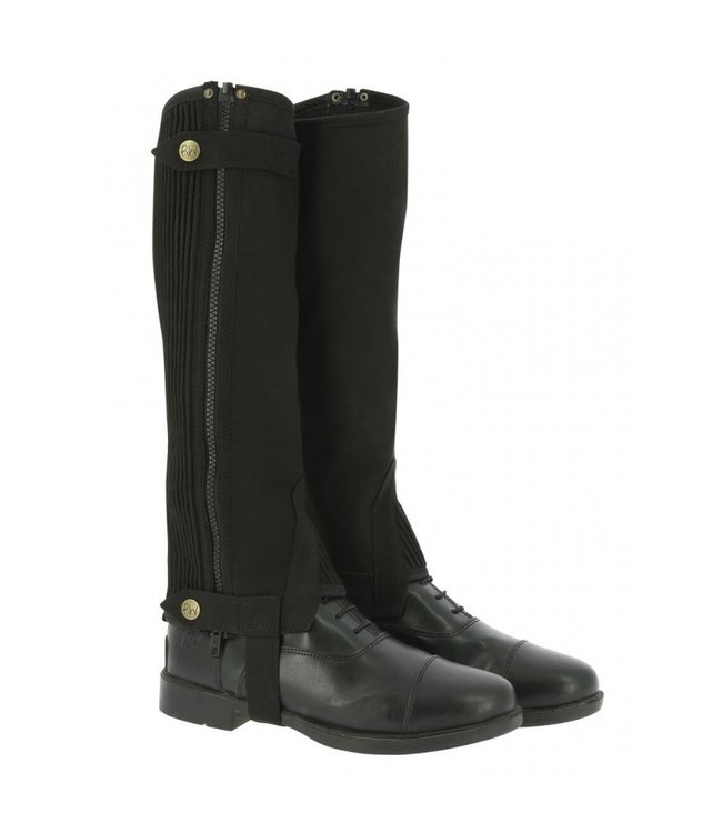 RIDING WORLD KIDS 'AMARA' HALF CHAPS - Black