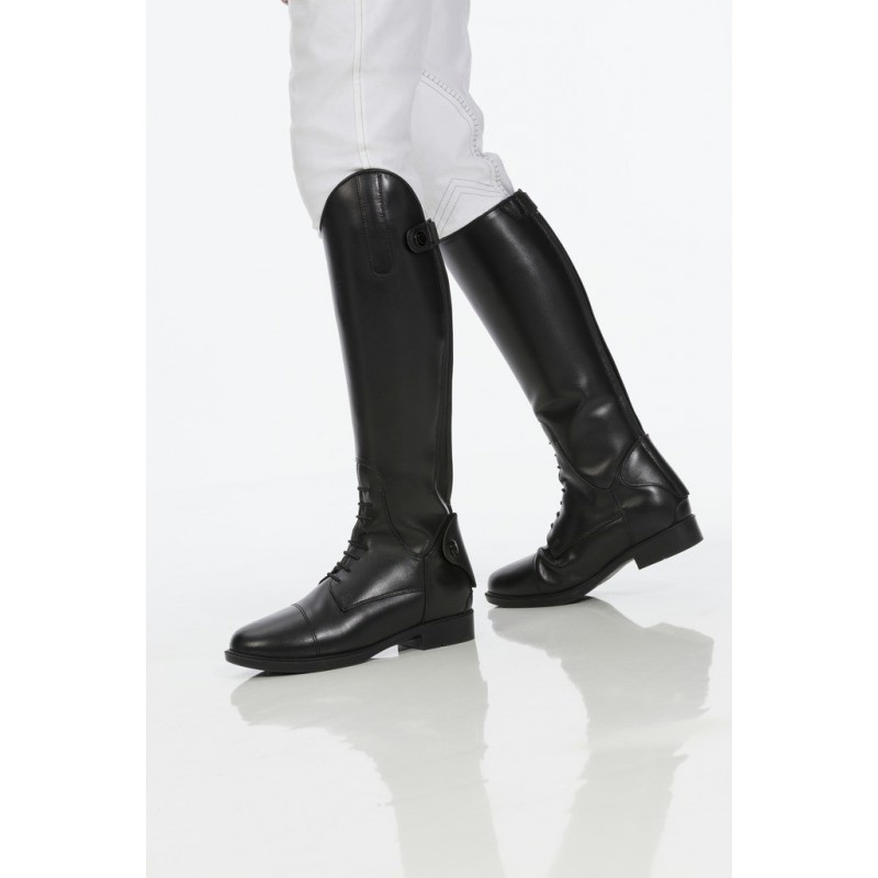 EQUITHÈME CHILDRENS BLACK LEATHER RIDING BOOTS Forever Equestrian