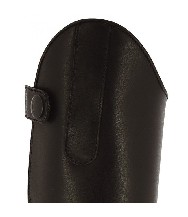 EQUITHÈME CHILDRENS LEATHER BOOTS - Black