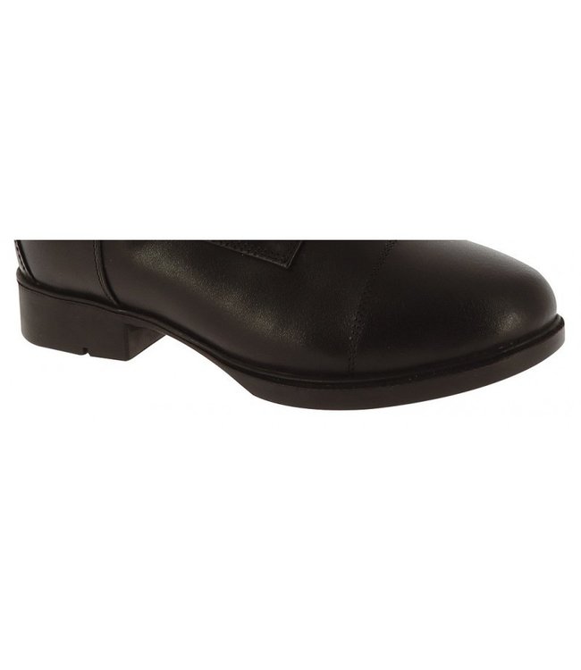 EQUITHÈME CHILDRENS LEATHER BOOTS - Black