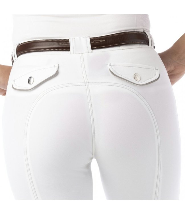 EQUITHEME 'VERONA' LADIES BREECHES - White