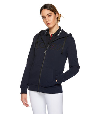 Ego7 EGO7 WOMENS ZIP SWEATER - Navy
