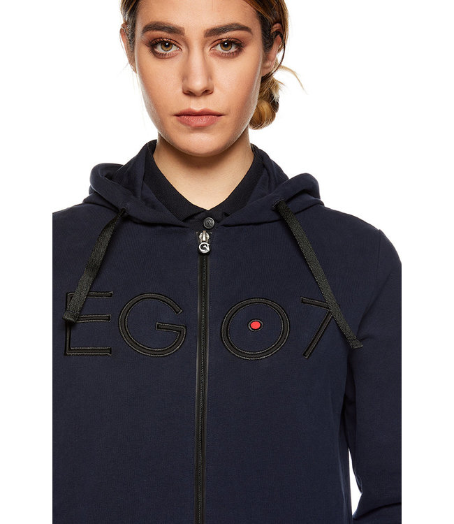 EGO7 WOMENS ZIP SWEATER - Navy