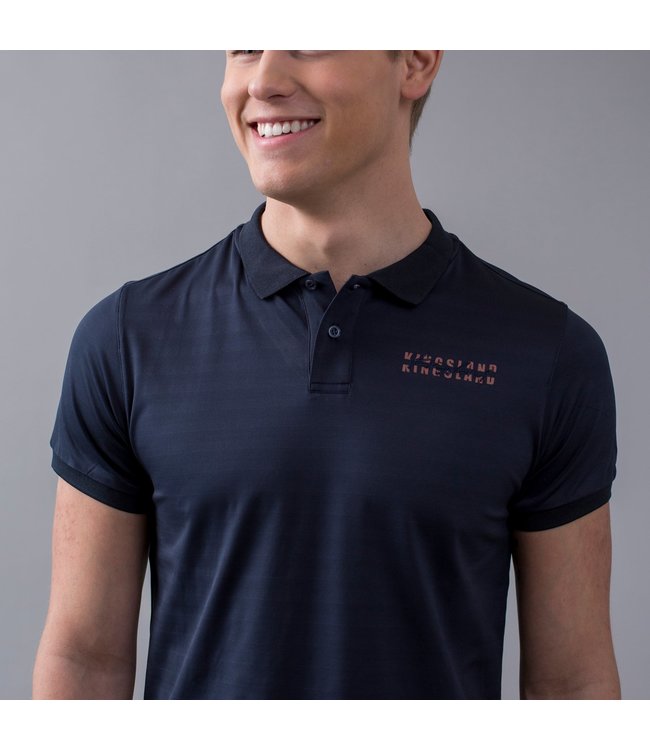 KINGSLAND 'ONYX' MENS TEC PIQUE POLO - Navy