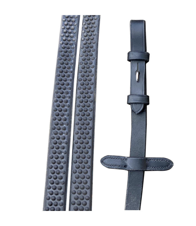 MACKEY LEGEND SUPER GRIP REINS - Black
