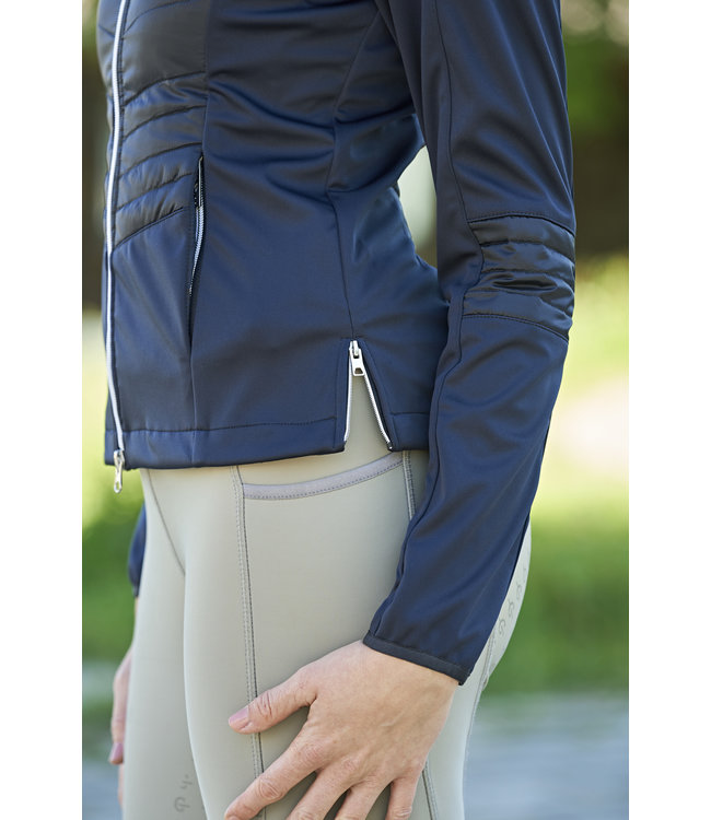 COVALLIERO LADIES COMBI JACKET- Dark Navy