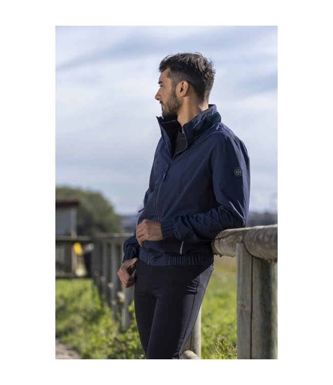 EQUITHÈME "HUGO" WATERPROOF JACKET - Navy