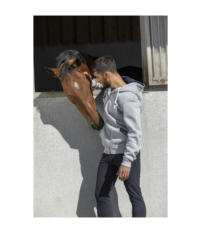 EQUITHÈME 'NICOLAS' MENS HOODED JACKET - Grey