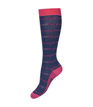 Horka HORKA 'JOLLY' KIDS RIDING SOCKS - Blue