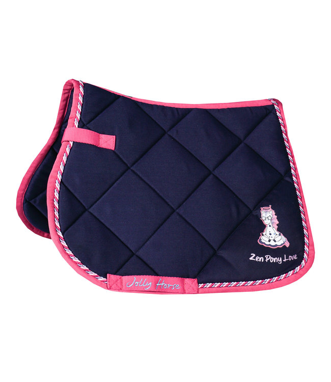 HORKA 'JOLLY' GP SADDLE PAD - Garnet Rose