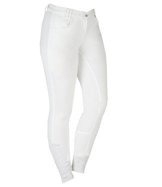 Horka HORKA JUNIOR RIDING BREECH Silicon Patch 128/8YRS - White