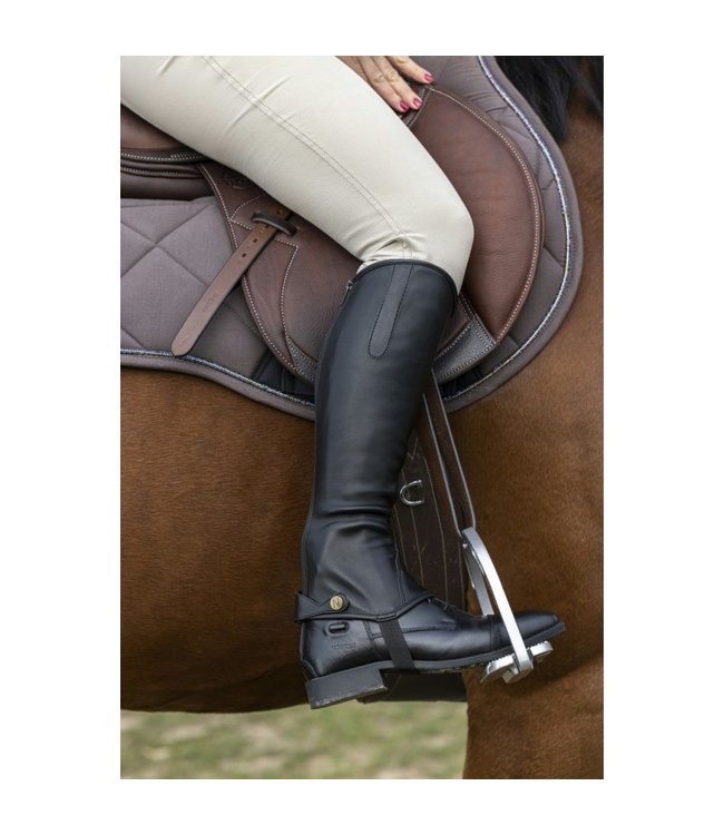 NORTON 'STRETCH' KIDS HALF CHAPS - Black