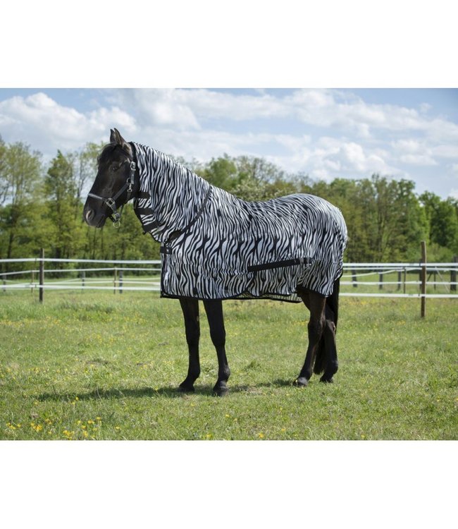 RIDING WORLD 'COMBO' MESH SHEET - Zebra