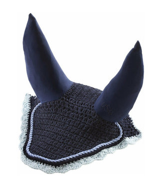 USG USG 'ELEGANT' FLY VEIL - Navy/Ice Blue