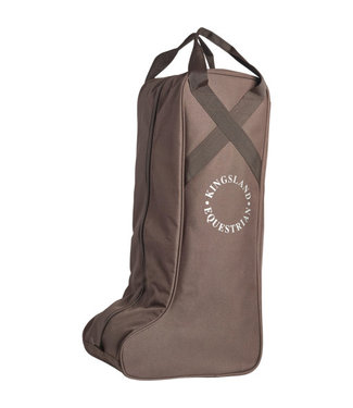 Kingsland KINGSLAND 'STELLE' BOOT BAG (BROWN/BLACK COFFEE)