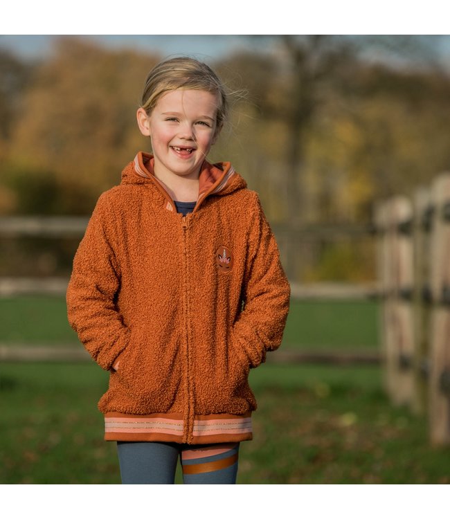 HORKA 'KIDDY' CHILDRENS JACKET - COGNAC