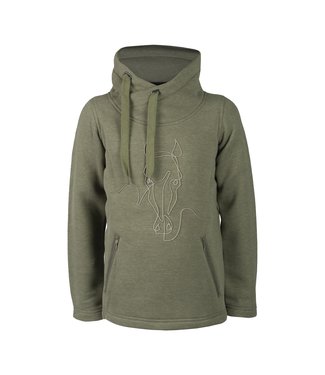 Horka HORKA 'COZY' CHILDRENS SWEATSHIRT, 'DARK OLIVE '