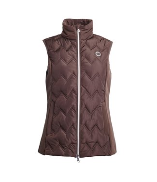 Kingsland KINGSLAND 'SIA' LADIES INSULATED BODYWARMER - Brown Hot Chocolate