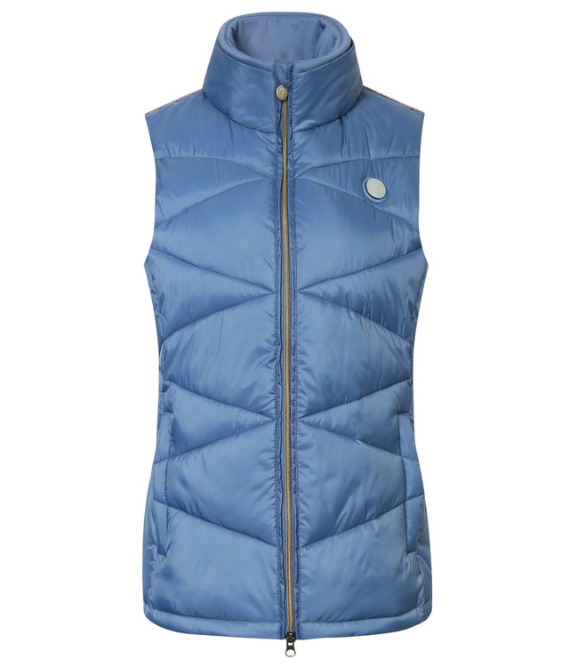 COVALLIERO QUILTED WAISTCOAT, Ice Blue