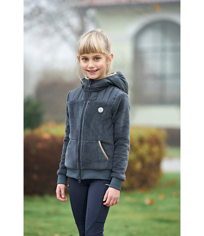 COVALLIERO KIDS HOODY JACKET - Graphite
