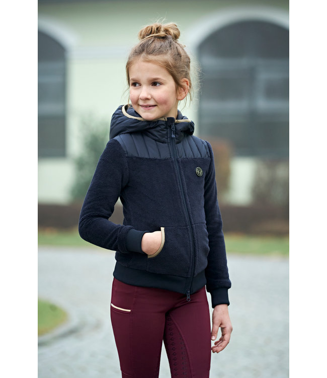 COVALLIERO KIDS HOODY JACKET - Dark Navy