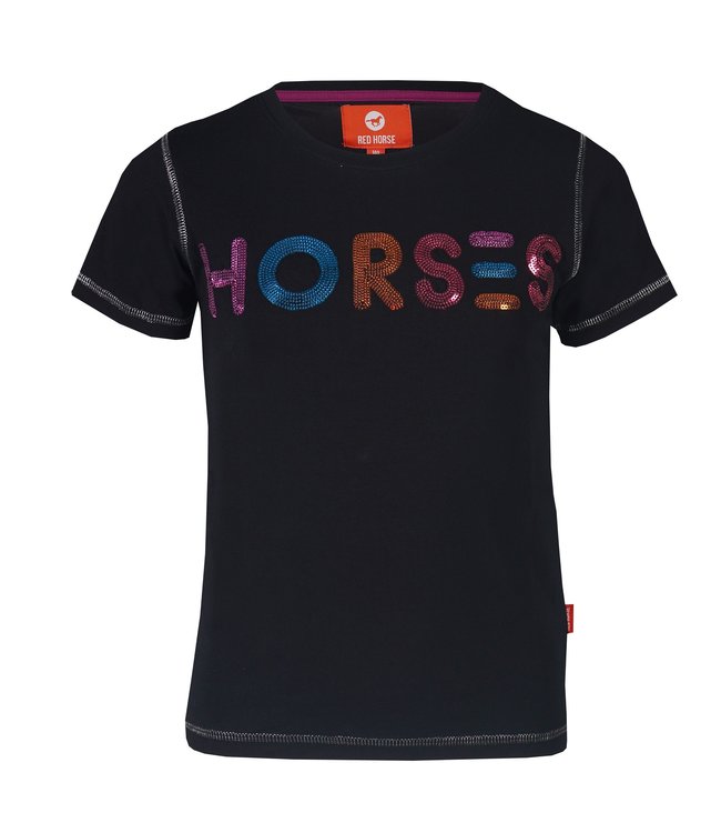 RED HORSE 'LUXOR' T-SHIRT - Blue