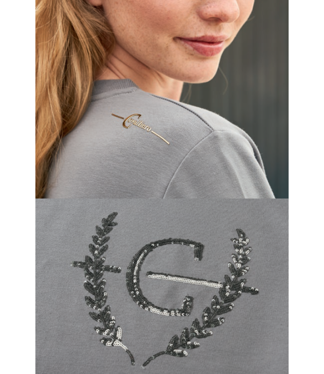 COVALLIERO SS23 LADIES  SWEATER - Light Graphite