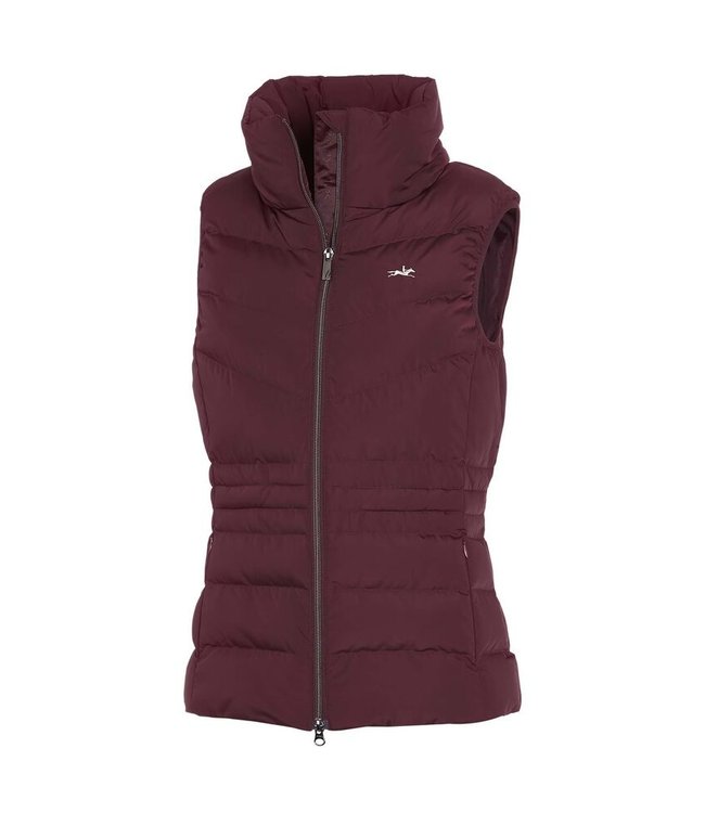 SCHOCKEMOHLE GILET 'MERLE' STYLE - Wine