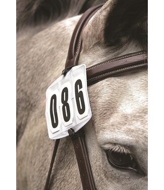 EVENTING COMPETITION BIB NUMBERS WHITE/PAIR