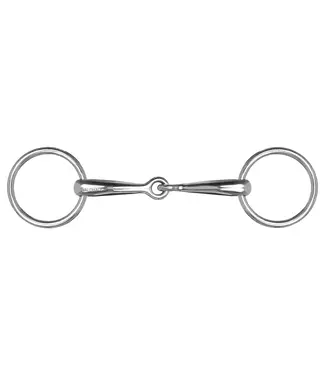 WALDHAUSEN PONY STAINLESS STEEL SOLID SNAFFLE BIT