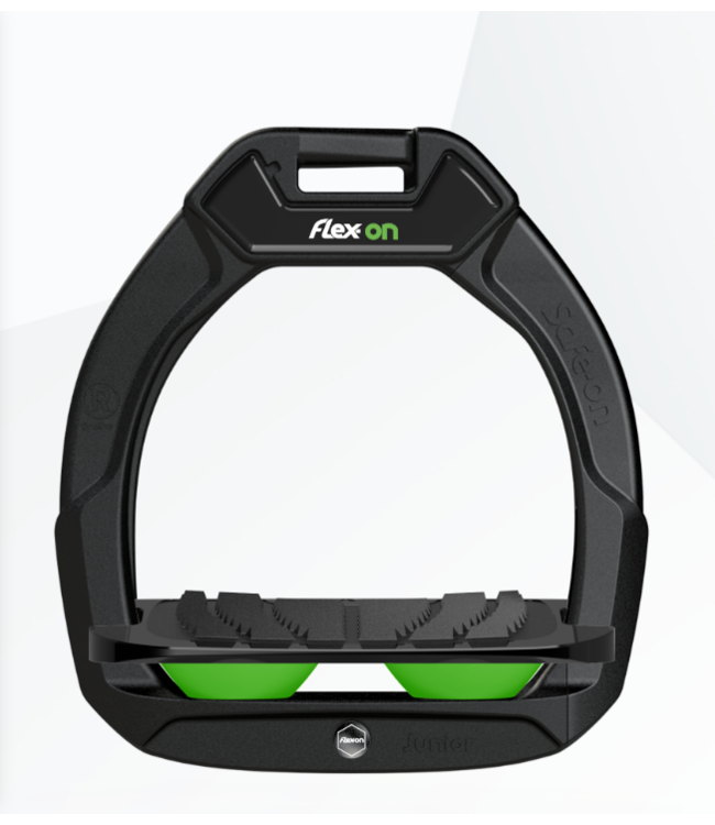 FLEXON SAFE-ON JUNIOR STIRRUPS, IG (Incline Grip)