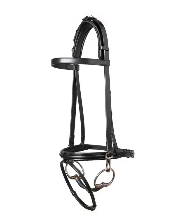 TRUST HAMBURG TRAINING BRIDLE - Black