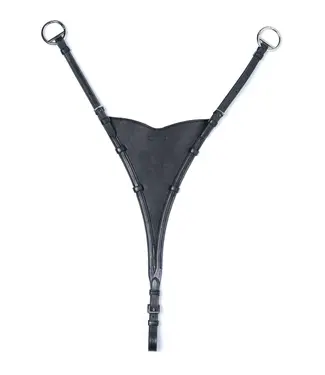 Trust Equestrian TRUST EQUESTRIAN MILANO SOFT BIB MARTINGALE - Black